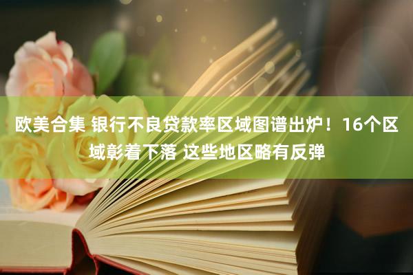 欧美合集 银行不良贷款率区域图谱出炉！16个区域彰着下落 这些地区略有反弹